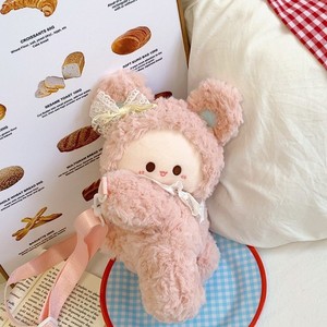 Mochila de Peluche con Orejas de Conejo, Linda Mochila Cruzada de Peluche, Regalo de Cumpleaños - Product Image 2