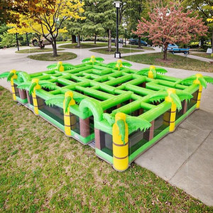 Location de labyrinthe extérieur, <span class=keywords><strong>jeu</strong></span> d'évasion gonflable de labyrinthe hanté gonflable à vendre - Product Image 1