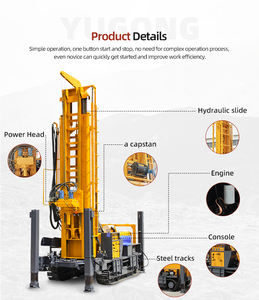 Bestverkopende YGQZ-700 Volledig Hydraulisch Voertuig Stalen Waterput Boorinstallatie 700M Diepe <span class=keywords><strong>Crawler</strong></span> Mobiliteit Met Pomp Kerncomponenten - Product Image 6