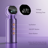 Charme Princesse Draadloze PMU Machine met Verstelbare Slag, Digitaal Display, Permanente Make-up Pen voor Wenkbrauwen en Lippen Tatoeage