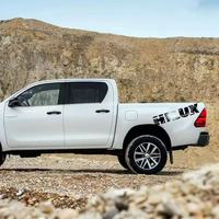 Autocollant de logo/badge en PVC pour hayon arrière 4x4 pour pick-up Hilux, autocollants de voiture, autocollants de carrosserie