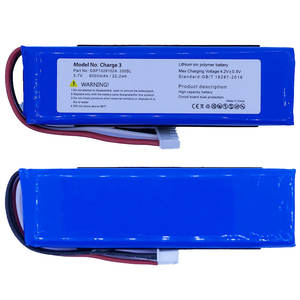 Carica 3 batteria altoparlante Bluetooth 330sl per JBL Charge3 batteria agli ioni di litio vera capacità 6000mAh Batt muslimatary - Product Image 4