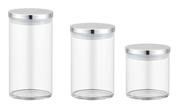 Matériaux durables, sains et de qualité alimentaire, service OEM ODM pour restaurants, salles à manger, bocaux de conservation des aliments en verre avec couvercles