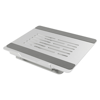 Soporte Ergonómico Plegable de Metal para Laptop, Base Ajustable en Altura para Escritorio, Elevador para Notebook con Silicona Antideslizante