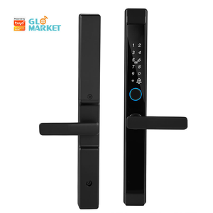 กลอนประตูดิจิตอลไบโอเมตริกซ์แบบสแกนลายนิ้วมือ Glomarket สำหรับประตูบานเลื่อนอะลูมิเนียมแบบแคบ ประตูไม้  ควบคุมผ่านแอป Tuya - Product Image 1