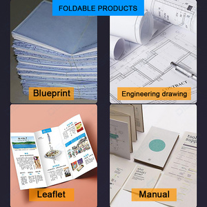 เครื่องพับกระดาษพิมพ์เขียวขนาด A2 A0ฉนวนแผ่นปก<span class=keywords><strong>หนังสือ</strong></span>ใหม่ในอุตสาหกรรมกวางโจว - Product Image 5