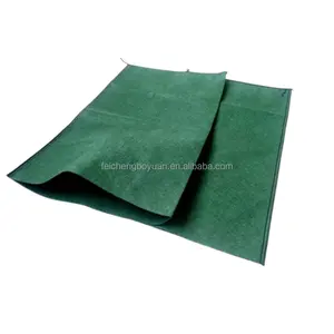 नदी तटबंध सुदृढीकरण के लिए उपयुक्त हरा सैंडबैग गैर बुना हुआ पारिस्थितिक जियोबैग
