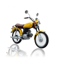 Moto à essence automatique 110cc bon marché, nouvelle et populaire, sécurité, démarrage au kick, monocylindre, moteur à essence
