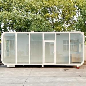 Vente directe mondiale : <span class=keywords><strong>Maison</strong></span> mobile de luxe moderne préfabriquée de 20 pieds et 40 pieds avec terrasse et escalier, modèle Apple Cabin - Product Image 4