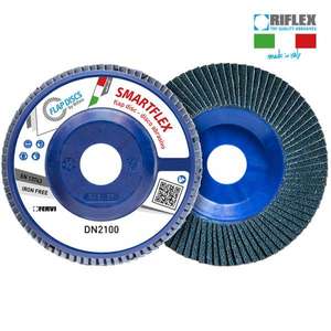 FERVI - DN2100.114 Smartflex Classic disque à lamelles plates en zirconium et argent-EAN 8012667344412 ABRASIVES - Product Image 1