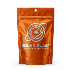 Custom Foil <b>Laminated</b> Holographic <b>Pouch</b> Smell Proof Candy Gummies 3.5g Mylar Bags - Product Image 1