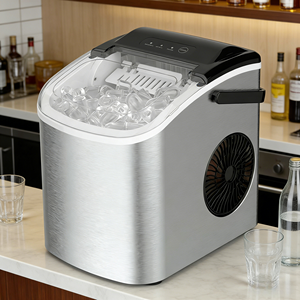 Hot Sale Portable <b>Ice</b> <b>Maker</b> Countertop Large Capacity Automatic Machine 12kg-15kg/24h for Home Office <b>Ice</b> <b>Maker</b> Home - Product Image 1