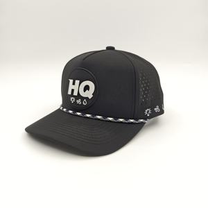 Gorras Deportivas Personalizadas de Alta Calidad de 5 Paneles, Poliéster/Algodón, con Parche de Leopardo, Logotipo con Corte Láser y Cierre a Presión - Product Image 3
