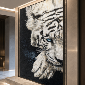 Mosaïque murale en verre de Marseille - Style européen écologique résistant à l'eau pour la décoration intérieure de la chambre, du salon et de l'hôtel - Product Image 4