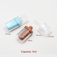 Popsicle Forme En Plastique Vide Tubes Cosmétiques Emballage pour Liquide Lip Glaze Blush Fard À Paupières Contour Correcteur Correcteur Liquide