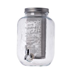 Carafe en verre Mason de 1 gallon pour café froid / distributeur avec <span class=keywords><strong>filtre</strong></span> et robinet - Machine à café glacé / à thé infusé - Product Image 3