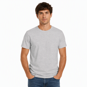 T-shirts solides pour enfants unis 100Polyester/95polyester pour les blancs de sublimation de Chine Polyester à manches courtes décontracté teint uni - Product Image 4