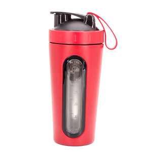 Bouteille en plastique de paille de blé écologique de 700ml, Logo personnalisé, tasse de sport, de Gym, en acier inoxydable, en poudre de protéines, Shaker pour protéines - Product Image 2