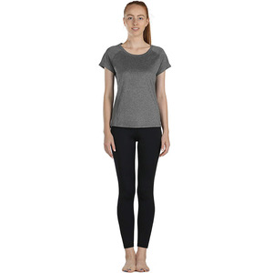 2022 cómoda Camiseta deportiva de secado rápido <span class=keywords><strong>para</strong></span> <span class=keywords><strong>mujer</strong></span>, camiseta de verano <span class=keywords><strong>para</strong></span> correr, gimnasio, camisetas con estampado de transferencia de calentador personalizado <span class=keywords><strong>para</strong></span> <span class=keywords><strong>mujer</strong></span> - Product Image 4