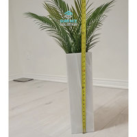 Surface Solution Marque Personnalisation Acrylique Solide Surface Pots De Fleurs Jardinières pour Centre Commercial