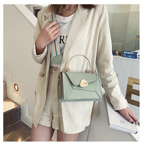 Wome-Bolso de hombro con anillo de hierro semicírculo, moda coreana, Joker, costura de Color, novedad - Product Image 2