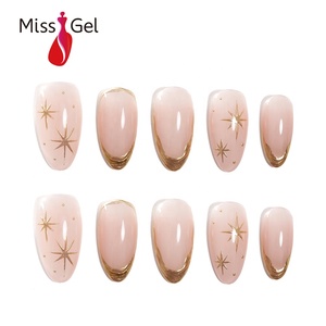 <span class=keywords><strong>Uñas</strong></span> Postizas Francesas Doradas <span class=keywords><strong>con</strong></span> Punta, <span class=keywords><strong>Rosa</strong></span> Nude Brillante, Almendradas, Arte de <span class=keywords><strong>Uñas</strong></span> Mng Tay Gi, <span class=keywords><strong>Uñas</strong></span> Postizas de Alta Calidad al por Mayor, <span class=keywords><strong>Uñas</strong></span> Adhesivas - Product Image 1