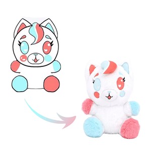 Usine de fabrication d'animaux en peluche personnalisés, fabricant de jouets en peluche sur mesure, fabricant de poupées en peluche OEM, personnage 2D à 3D, mascotte, cadeau mignon de haute qualité - Product Image 2