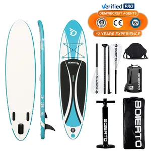 BOIERTO Weihai Drop Stitch Inflatable Fishing Sup Stand Up Paddle Surfboard Sup Surfboard Yoga Sup Board For Fishing