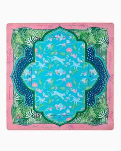 Tapete de Mahjong Personalizado 33x33 Oh My Min <span class=keywords><strong>Serengeti</strong></span>, Pedido Mínimo 1, Verde, Rosa, Turquesa Tropical, Jungla, Monos, Tigres, Americano - Product Image 1