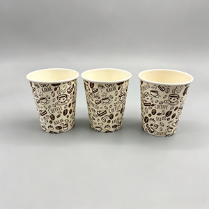 Gobelet en papier jetable avec logo personnalisé, laminé PE, biodégradable, 250GSM 270GSM, taille personnalisée pour l'emballage de café à emporter - Product Image 5