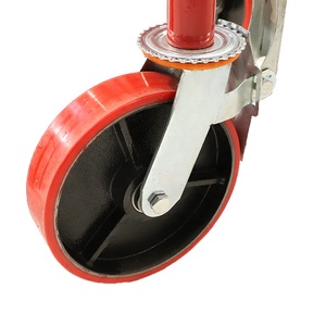 H406 Five-wheel Bracket Movable Pipe Holding <b>Stands</b> Supporting Tube Size 40" Loading <b>Weight</b> 2300kg - Product Image 4