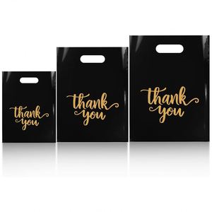 Bolsas de Compras de 9 x 12 Pulgadas con Impresión en Huecograbado, Bolsas de Plástico Reutilizables para Minoristas, Bolsas de Embalaje para Zapatos con Corte Troquelado - Product Image 1