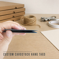 Label Gantung Plastik Granul Warna-warni Kustom untuk Pakaian, Tas, Sepatu, Terbuat dari Bahan Kertas yang Tahan Lama