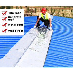 Membrane imperméable de toit auto-adhésive de conception moderne Ruban <span class=keywords><strong>d</strong></span>'<span class=keywords><strong>étanchéité</strong></span> de toit en aluminium clignotant en caoutchouc butyle - Product Image 6