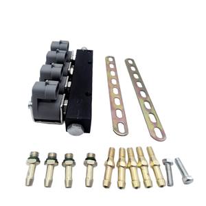 ชุดแปลงน้ำมันเบนซินเป็นก๊าซ LPG/CNG สีเทา <span class=keywords><strong>2</strong></span> โอห์ม รางหัวฉีดแบบไม่มาตรฐาน อะไหล่รถยนต์ ใช้ได้กับรถยนต์ทั่วไป ยี่ห้อ OLIVER - Product Image 5