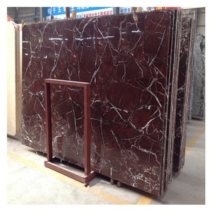 Rosso Levanto 빨간 대리석 타일 광택 표면 빌라 장식용 맞춤 제작 - Product Image 4