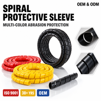 Protection spirale pour tuyau, gaine spirale, 25 tailles standard, protection de câble, attache spirale pour protection de tuyau hydraulique