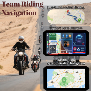 9 "xe máy Carplay T113 hiển thị 7" Radar DVR tamp với pin cho xe máy máy ảnh <span class=keywords><strong>TPMS</strong></span> IP68 w603d xe máy GPS màn hình - Product Image 4