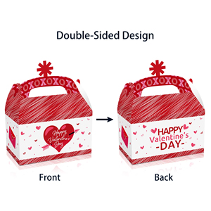 <span class=keywords><strong>Feliz</strong></span> Día de San Valentín Caja de regalo Love Velentine's Day Party Candy 3D Caja de papel de mano - Product Image 4