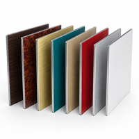 Panneau composite en aluminium Alucobond de type 3 mm 4 mm, alternative ignifuge aux plaques ACP pour façade de bâtiment, prix direct usine