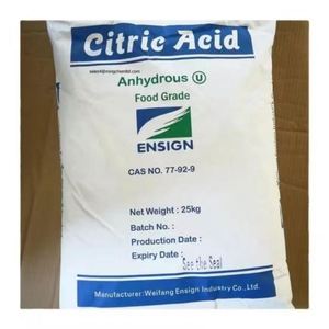 Acide Citrique Monohydraté Anhydre 8-40 Mesh Poudre Granulaire Qualité Alimentaire Prix Fabricant 25Kg Vrac Échantillon Gratuit OEM - Product Image 6