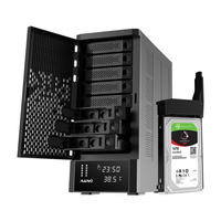 Caja Externa de Aluminio para 8 Discos Duros SAS con RAID
