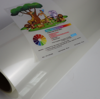 Rouleaux de film PET pour publicité immobilière, jet d'encre, matériau de poster transparent de qualité supérieure, rouleaux de film PET durables
