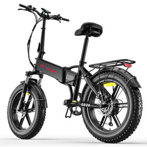 Fábrica España bicicleta plegable aluminio 20 pulgadas luz LED compatible con caja de reparto batería 48V13Ah - Product Image 4