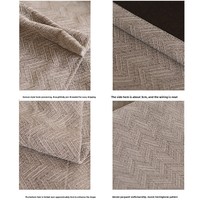 Rideau occultant de style minimaliste, rideau en chenille de haute précision de style italien pour chambre à coucher et salon