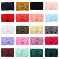 Bandeau extensible de couleur unie pour enfants, bandeau de robinet doux pour bébé, ensemble cadeau