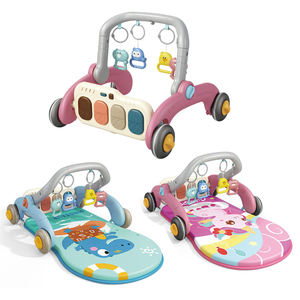 2025 nuevo modelo multifuncional divertido 2 en 1 Andador <span class=keywords><strong>de</strong></span> bebé con Pedal <span class=keywords><strong>gimnasio</strong></span> Piano jugando Mat marco <span class=keywords><strong>de</strong></span> plástico fabricación <span class=keywords><strong>para</strong></span> bebés - Product Image 1