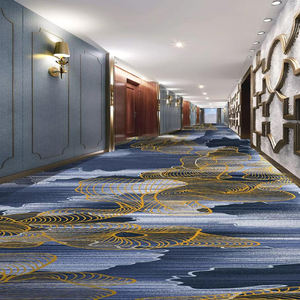 Alfombras de lana para área pública de diseño moderno a la moda, alfombra antideslizante de pared a pared, alfombra Axminster personalizada para habitación de Hotel - Product Image 1