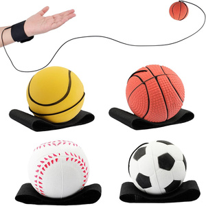 Balle d'entraînement de poignet, balle de sport sur cordon, jouet rebondissant pour enfants, cadeau de fête, vente chaude - Product Image 3