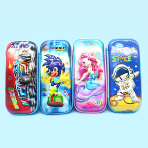 Trousse à crayons 22,5 cm x 10,5 cm x 5,5 cm en EVA avec fermeture éclair, design de dessin animé, pour l'école et le bureau - Product Image 1